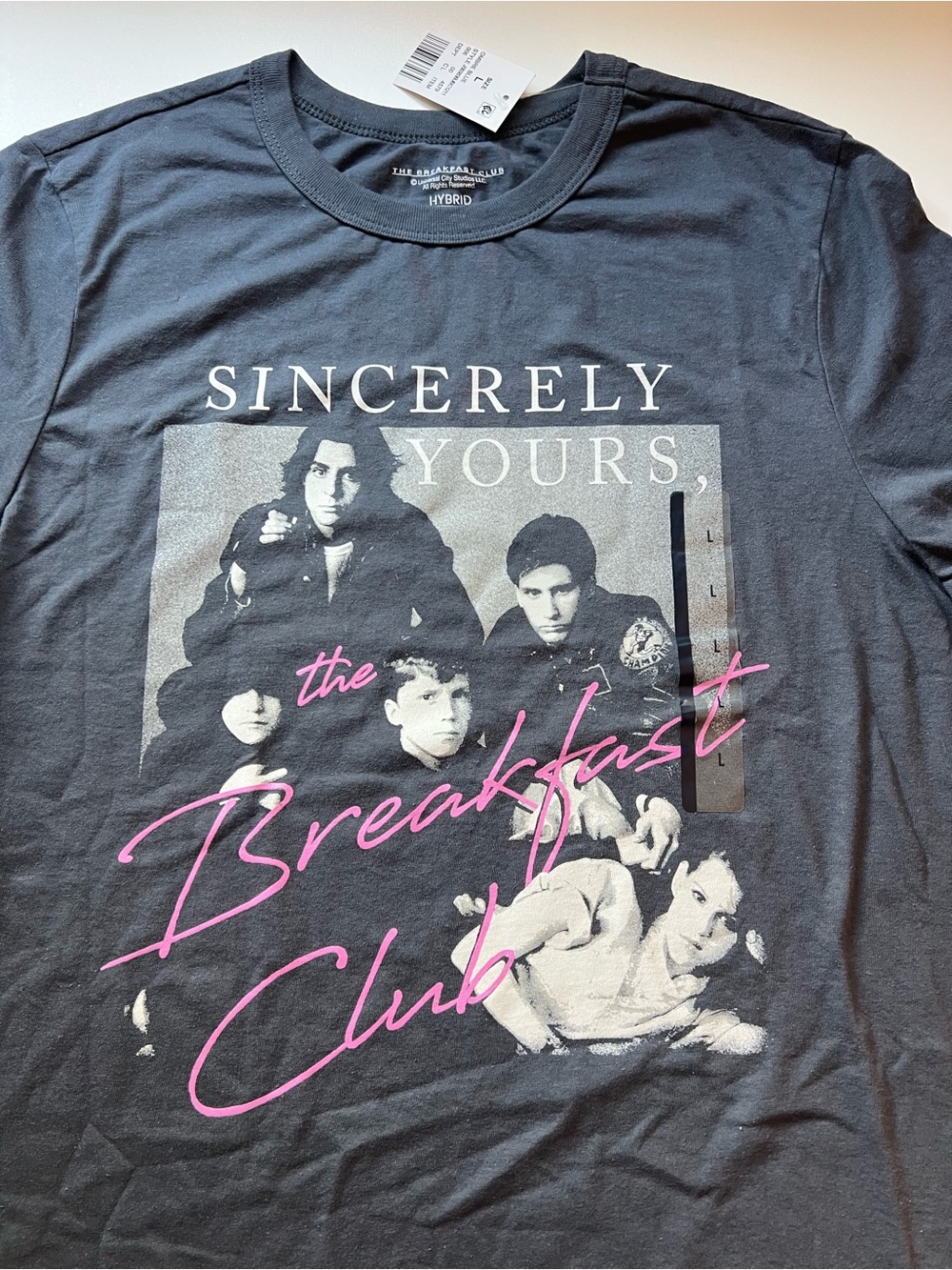 The Breakfast Club “Sincerely Yours” Graphic Tee size L NWT